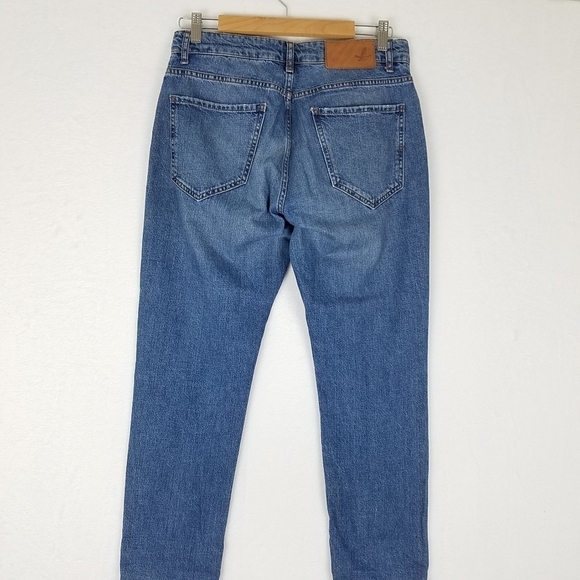 Beymen Club Blue Distressed Tapered Leg Jeans Size 32 - Picture 5 of 12